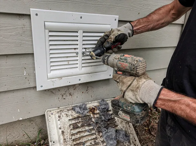 Dryer Vent Cover Replacement in Glocester