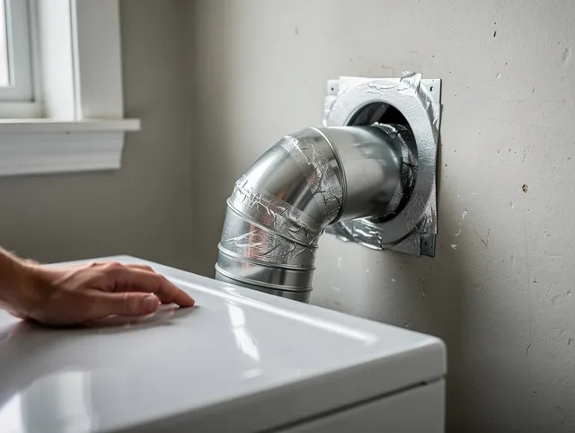 Glocester Dryer Vent Cleaning expert performing professional dryer vent repair and installation in Glocester
